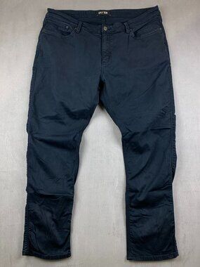 DU/ER Mens Pants 40 Navy Blue N2X Relaxed Taper No Sweat Performance 40x31